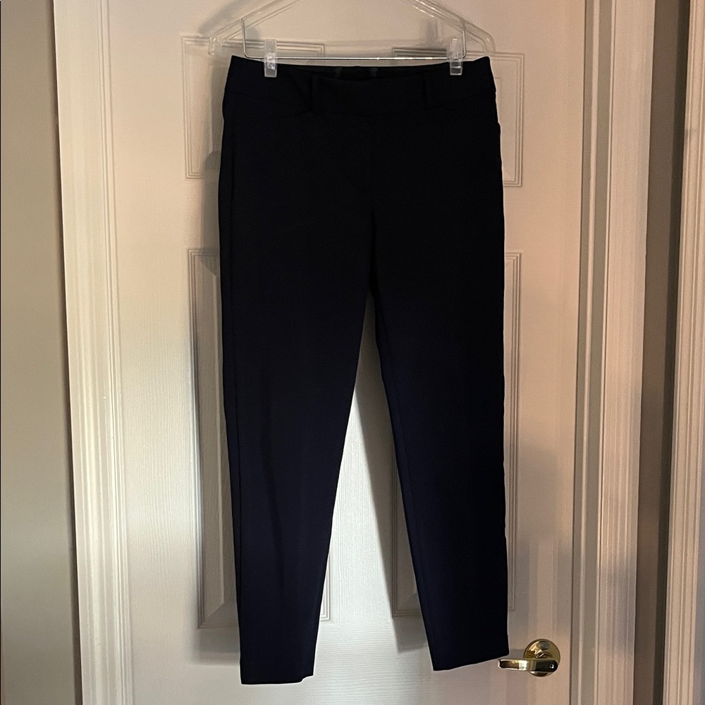 Navy Slim Fit Trousers